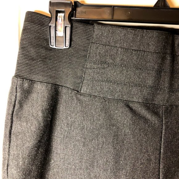 Grey High Waist Leggings 1X - Picture 4 of 4